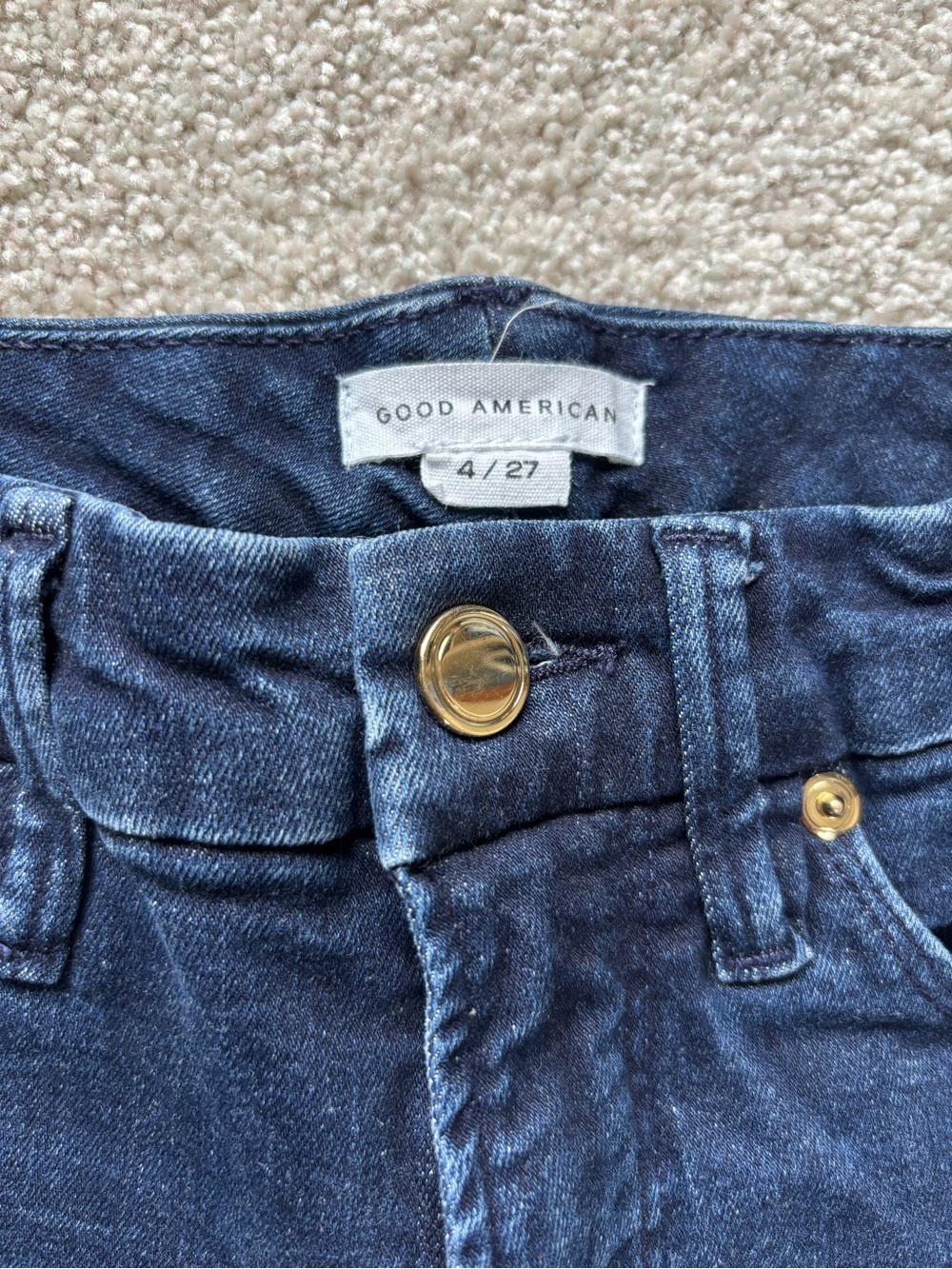 Good American Good Legs Skinny Jean Mid Rise Size 4 - Picture 5 of 9